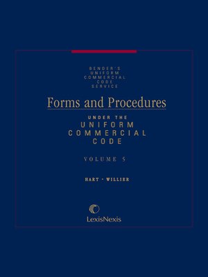 cover image of Forms and Procedures Under the U.C.C.